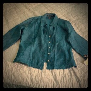 Blue Women’s button down shirt size XL
